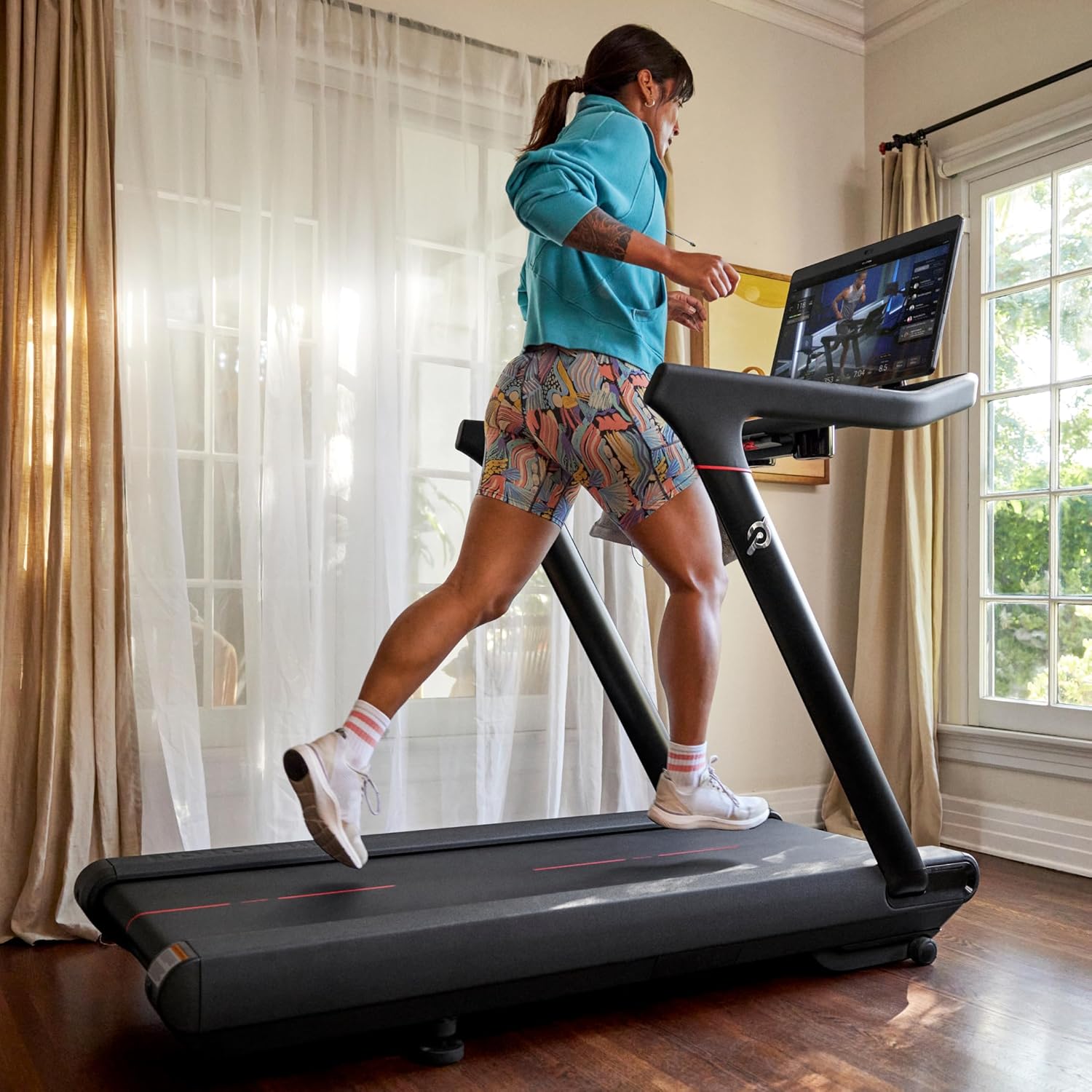 Tread | Treadmill for Running, Walking, and Hiking with Manual or Auto-Incline Options and Immersive 24” HD Touchscreen