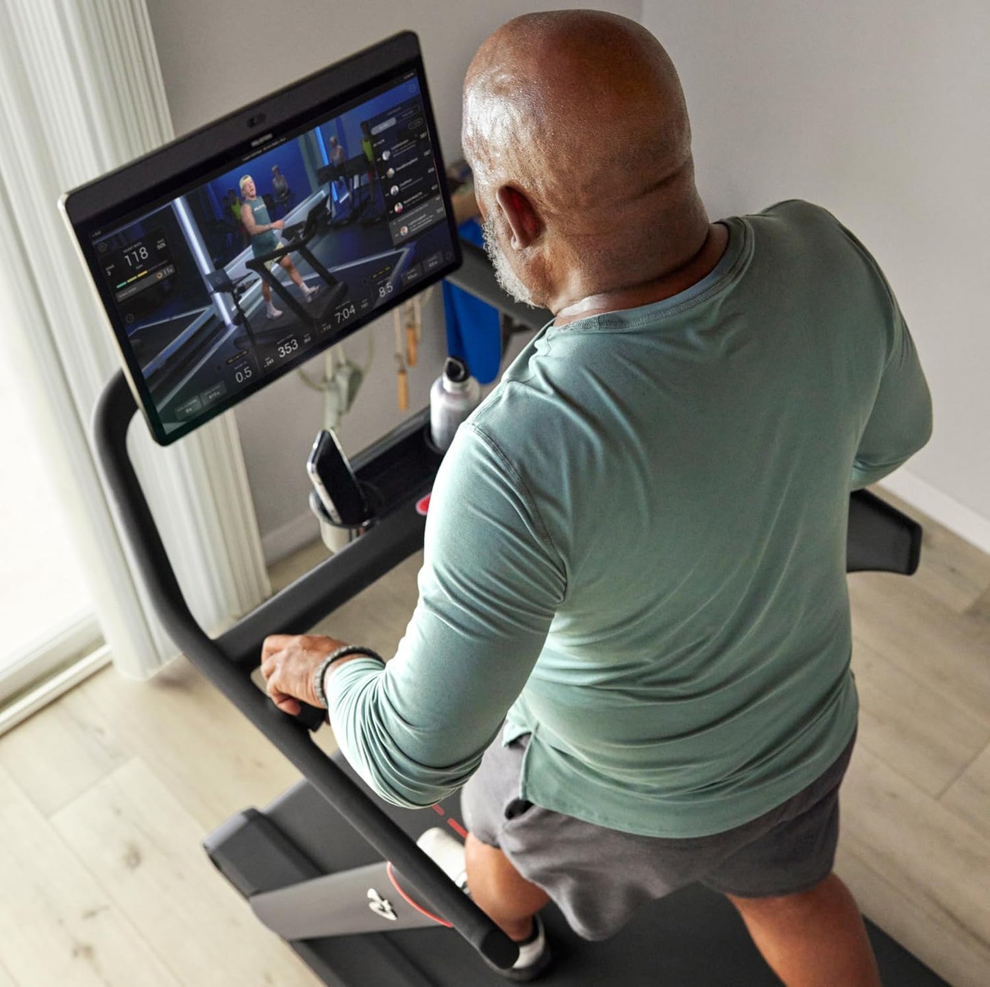 Tread | Treadmill for Running, Walking, and Hiking with Manual or Auto-Incline Options and Immersive 24” HD Touchscreen